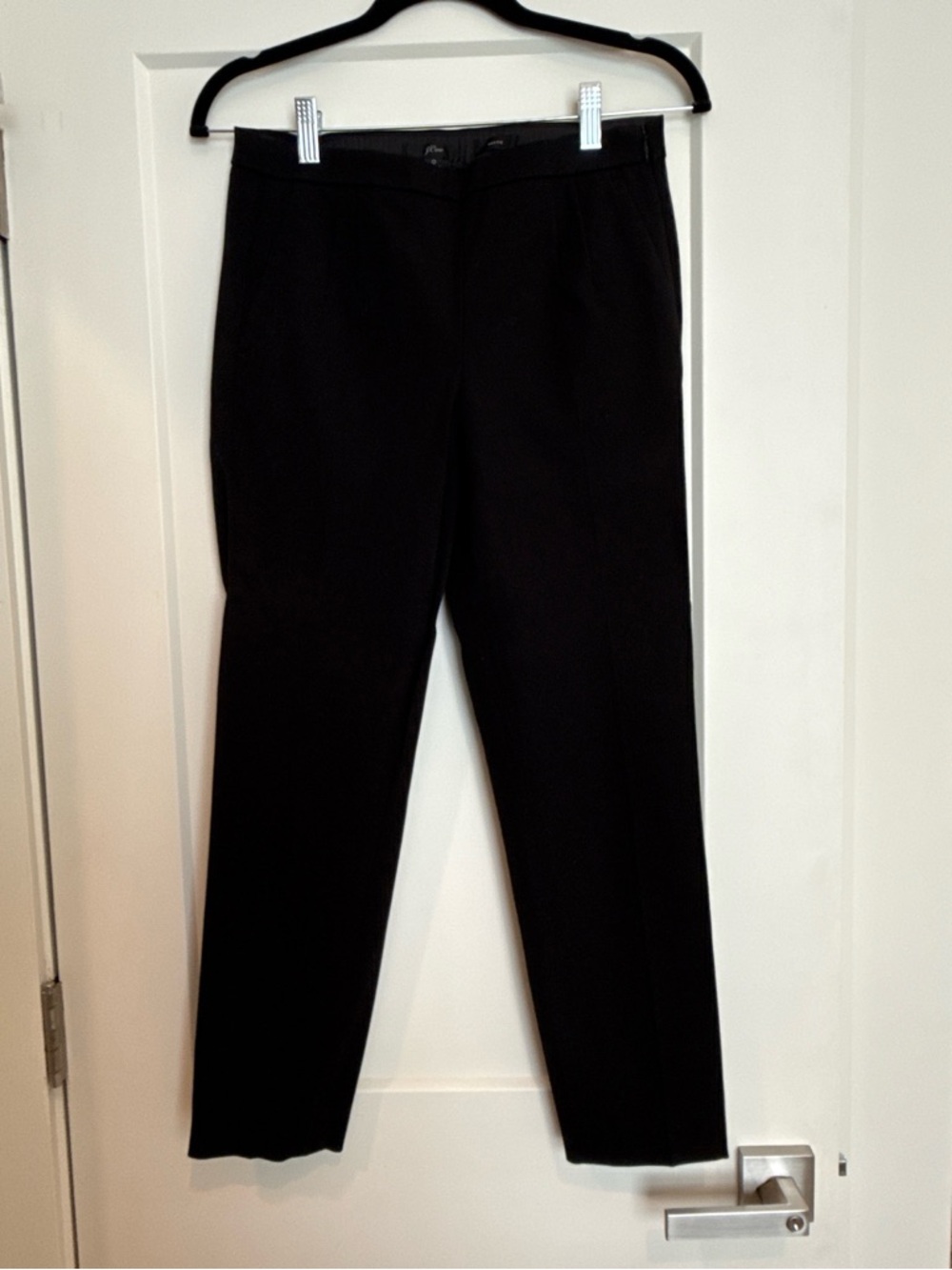 J. Crew Black Straight-Leg Dress Pants